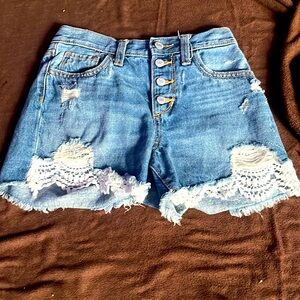 OLD NAVY| Girls Denim Ripped Jean Shorts| Size 12